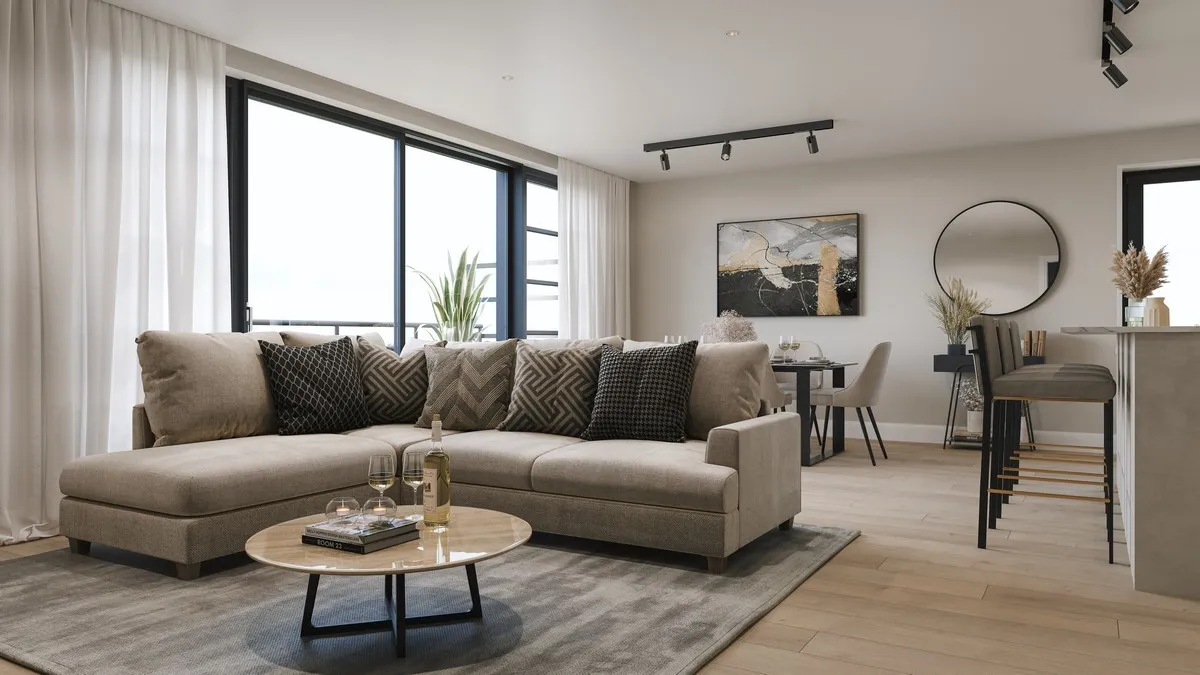 Interactive Real Estate Marketing tool featuring a virtual property walkthrough
